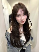 ロンドガーネット 池袋(Lond garnet)&nbsp;イメチェン外ハネボブ美髪ワイドバングレイヤー縮毛矯正/[池袋]