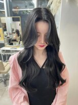 ユニ 原宿(uni)&nbsp;#77/韓国/韓国風/レイヤーカット/後れ毛/くびれヘア/前髪/原宿