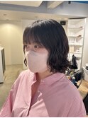 ボブ×パーマ