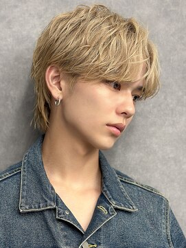 エルマーク 神戸三宮(L-MARK) センターパートニュアンスパーマ韓国カルマパーマコンマヘア