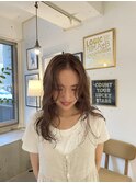 【NICA】透け感たっぷりブリーチなしベージュカラー:北村