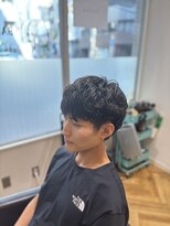 アオハレアンド(ao_HARE_&)&nbsp;無造作パーマ浜松町ツーブロック