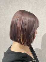 ソルア 上本町(solua)&nbsp;ボブ / ピンクラベンダー / ブリーチ / 20代 / 30代