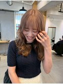 乾かすだけでキマる髪/ハイトーンベージュカラー