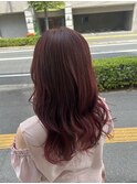 ピンクブラウンカラー