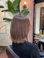 ロッソバイアルター 鎌取(ROSSO by aL-ter)&nbsp;【くびれヘア/ハイライト/アプリコットオレンジ】千葉香奈