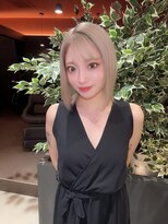 モアナ バイ ラナ 上小田井(MoanA BY LANA)&nbsp;ハイトーンカラー　シールエクステ　ブリーチ　グレージュ