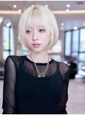 韓国レイヤー顔周りカット透明感カラー髪質改善艶髪シースルー