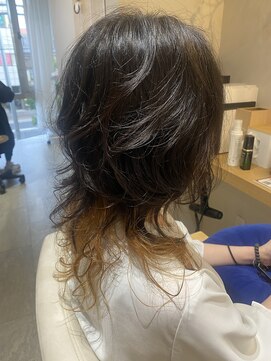 パラゴ(PARAGO.) ロングウルフ×デジタルパーマ