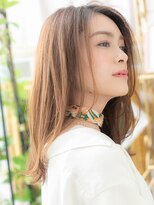 カバーヘア ブリス 志木南口駅前店(COVER HAIR bliss)&nbsp;■かきあげバング流れるレイヤーくびれミディ307志木30代40代