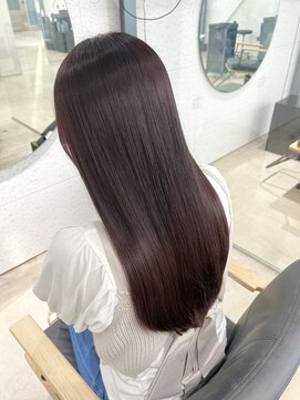 ビーヒアナウ N゜03 金沢駅西店(BE HERE NOW) 髪質改善カラー/ピンクブラウン