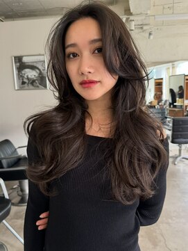 大人海外風レイヤーカットロング