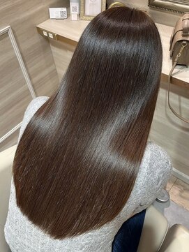 アンド ラ ブランシュ(&.La Blanche) 暗めカラー/ミディアムヘア/デザインカラー/縮毛矯正