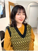 【Meenaハザマ】お洒落な大人女性にピッタリ！レイヤーミディ