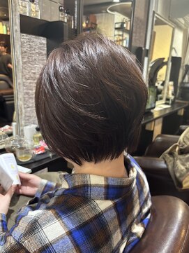 レイライン(Hair&Make salon Rayline) 後頭部ふんわり丸みショートボブ
