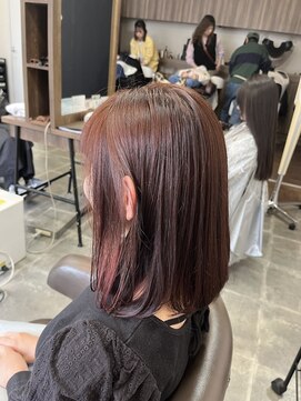 バセット バイ アルター 鎌取店(basset by aL-ter) 着物ヘア/大人ガーリー/ダークアッシュ/似合わせカット/鎌取