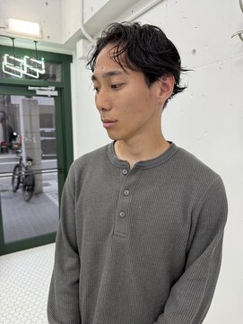 ウェルネス(Wellness) メンズ/ニュアンスパーマ/眉毛カット