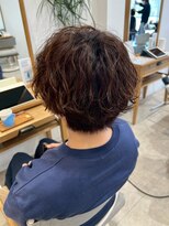 ビレア 尾張旭店(BELEA) ショートパーマ/ショート/ダークアッシュ