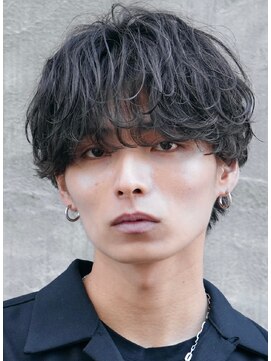 フィフスパーク(fifth PARK) 渋谷メンズパーマシャドウパーマシースルーマッシュウルフゆるめ
