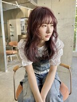 ユイマァル 岡山(YUIMARL)&nbsp;ラベンダーピンク/ピンクブラウン/ブリーチなしダブルカラー