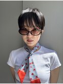 ☆大人マッシュショートカットまとまり毛流れ原宿30代40代