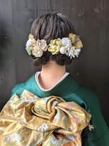 京都ヘアセット着付け専門サロン 夢館 五条店(yumeyakata) ツインお団子