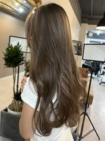 レブ 四条烏丸(Reb,)&nbsp;ベージュハイライト透明感カラーレイヤーカット