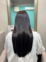 セタ 新宿(seta)&nbsp;髪質改善ストレート/艶髪ロング/ダークグレージュ/透明感