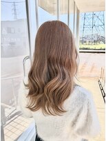 アメイジングヘアー 美沢店(AMAZING HAIR)&nbsp;ブリーチなしで作る◎秋の透明感ミルクティーベージュ