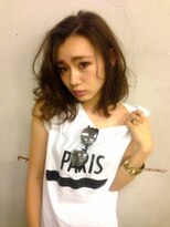 ソルトウォーター(SALT WATER)&nbsp;【外国人風】ウェービーボブ×ロイヤルアッシュ