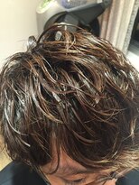 パティオンツー(PATIONN2)&nbsp;アッシュブラウン無造作カールマッシュショートヘアー☆