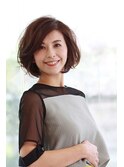 無造作ボブ