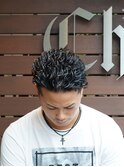 ツーブロック×ハードパーマ  <理容室><吉祥寺><バーバー>
