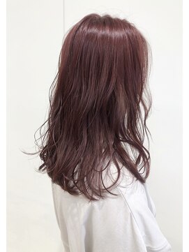 モリオフロムロンドン 大宮店(morio from London) 【morio坪井】ブリーチ無し×アンティークレッド