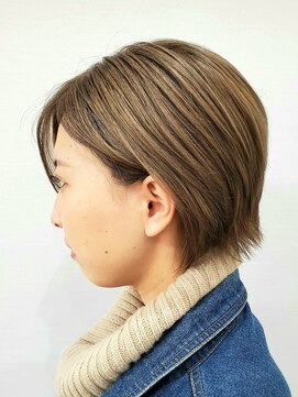 エイムヘアメイク 舟入店 ボブ×レイヤー