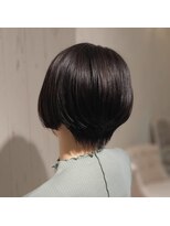 ラ ブランシュ 大宮(La Blanche)&nbsp;大宮/マロンベージュ/Aラインボブ/かき上げ/ニュアンスマッシュ