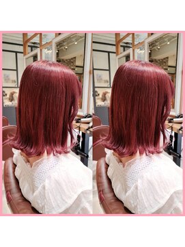 ネオリーブルカ 御茶ノ水店(Neolive Luca) "ワンブリーチ"で"透明感"と"発色"を実現！"ベビーピンクカラー"