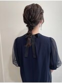【MIO】編みおろし×オリーブグレージュ