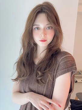 アグ ヘアー エーベル 武庫之荘店(Agu hair edel) 《Agu hair》外国人風カラー×ふわ波巻き