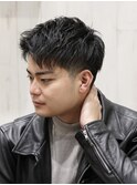 ワイルドツーブロックメンズショート