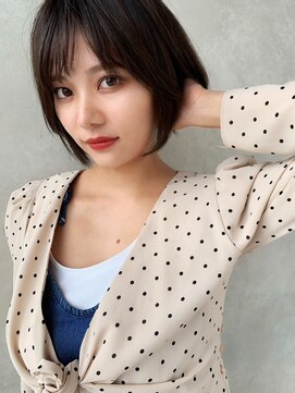 グリードヘアー セルフィッシュ(GREED hair SELFISH) 20代30代大人可愛い前髪チョコレートカラー大人ガーリーレイヤー