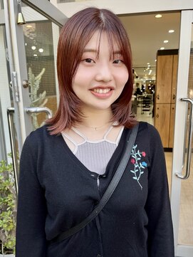 ザレミー(THE REMMY) レイヤーカット/オレンジブラウンカラー/暖色カラー