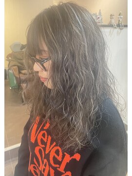 ギフト ヘアー サロン(gift hair salon) ハイライトパーマスタイル