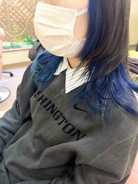 ヘアーサロン リュウズ(HairSalon Ryu's) インナーウルトラマリンブルー