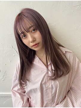 アンヘアー 元町三宮(UNHAIR) ラベンダー×ロングスタイル