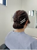 結婚式・およばれ・アレンジ・ヘアセット・韓国ヘア・着物ヘア