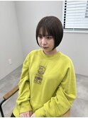 ベイリーフカラーのミニボブ