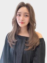 大人ガーリーかきあげスタイル