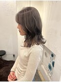 【shiori】アッシュシルバーハイライト