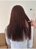 ブリーチなし　ピンクベージュ
